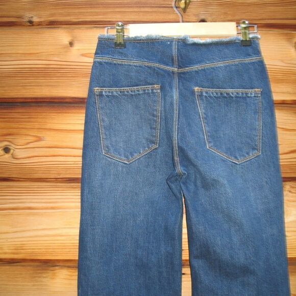 Rebecca Taylor High Rise Wide Leg Jeans - Picture 9 of 11